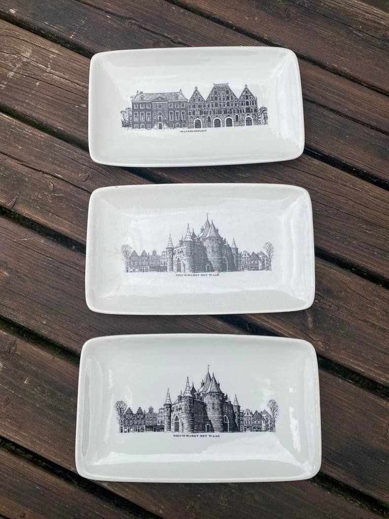 Villeroy en Boch Grachten Amsterdam, Gebruikt, Ophalen of Verzenden, Schaal of Schalen, Overige stijlen