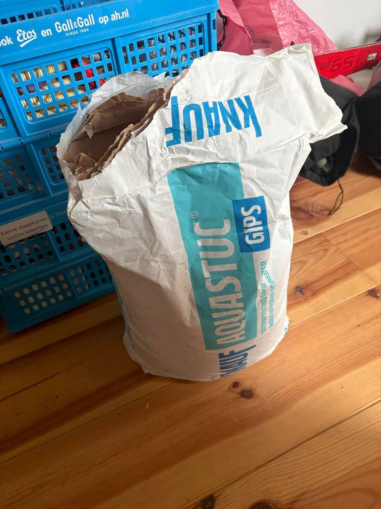 Knauf Aquastuc Gips 20 kg - zo goed als nieuw, Ophalen, Nieuw, Overige typen