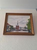Schilderij van : ACCIJNSTOREN te ALKMAAR // Zeer Goede Staat, Ophalen of Verzenden