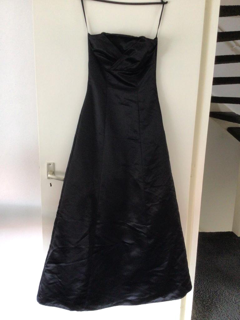 Galajurk lang zwart, Galajurk, Zwart, Ophalen of Verzenden, Zo goed als nieuw