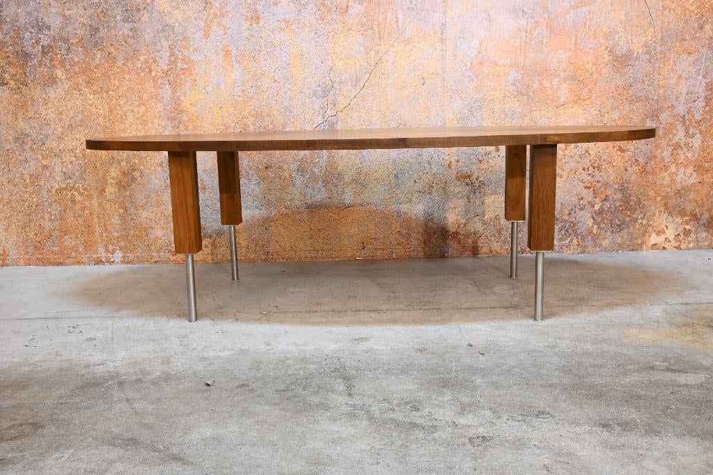 ZGANieuw Pilat & Pilat houten design eettafel type Jelle, Huis en Inrichting, Tafels | Eettafels, 100 tot 150 cm, Pilat & Pilat