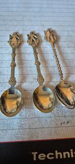 Drie boerderij theelepels, Antiek en Kunst, Antiek | Bestek, Ophalen of Verzenden