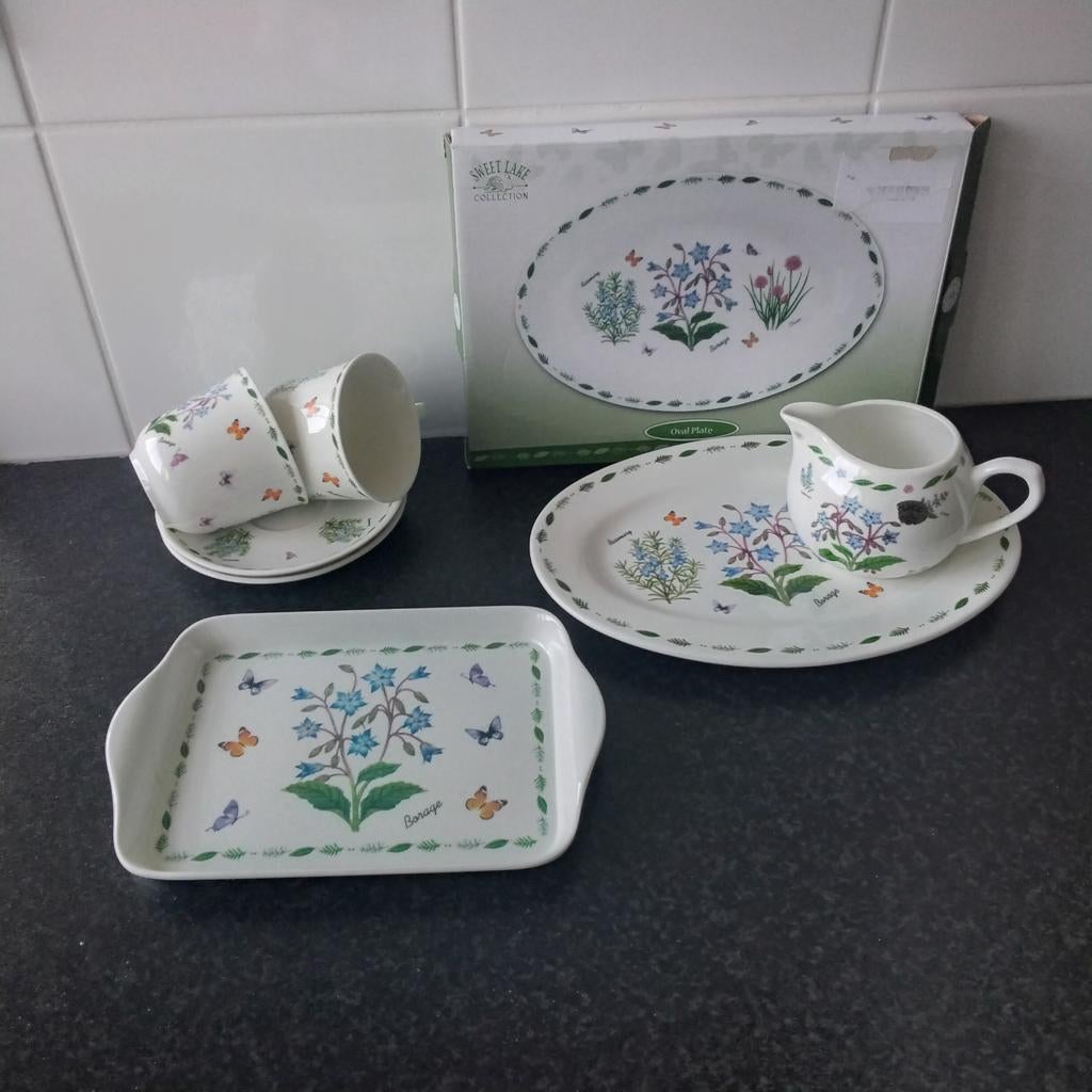 The sweet lake meadow herb Leonardo  butterfly  collection, Huis en Inrichting, Ophalen of Verzenden, Zo goed als nieuw, Overige stijlen