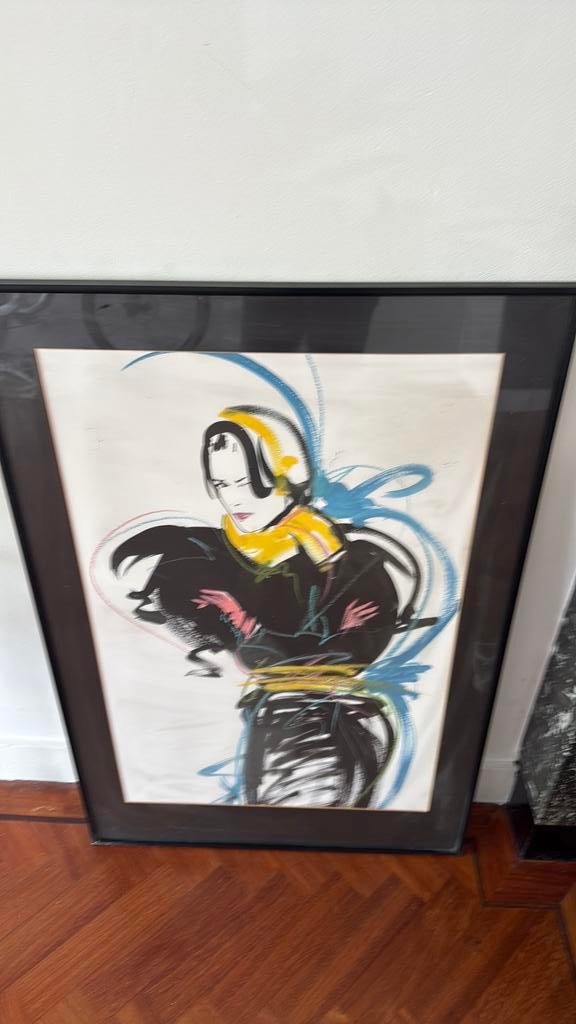 Ingelijste poster 70 x 100 gratis, Antiek en Kunst, Ophalen of Verzenden