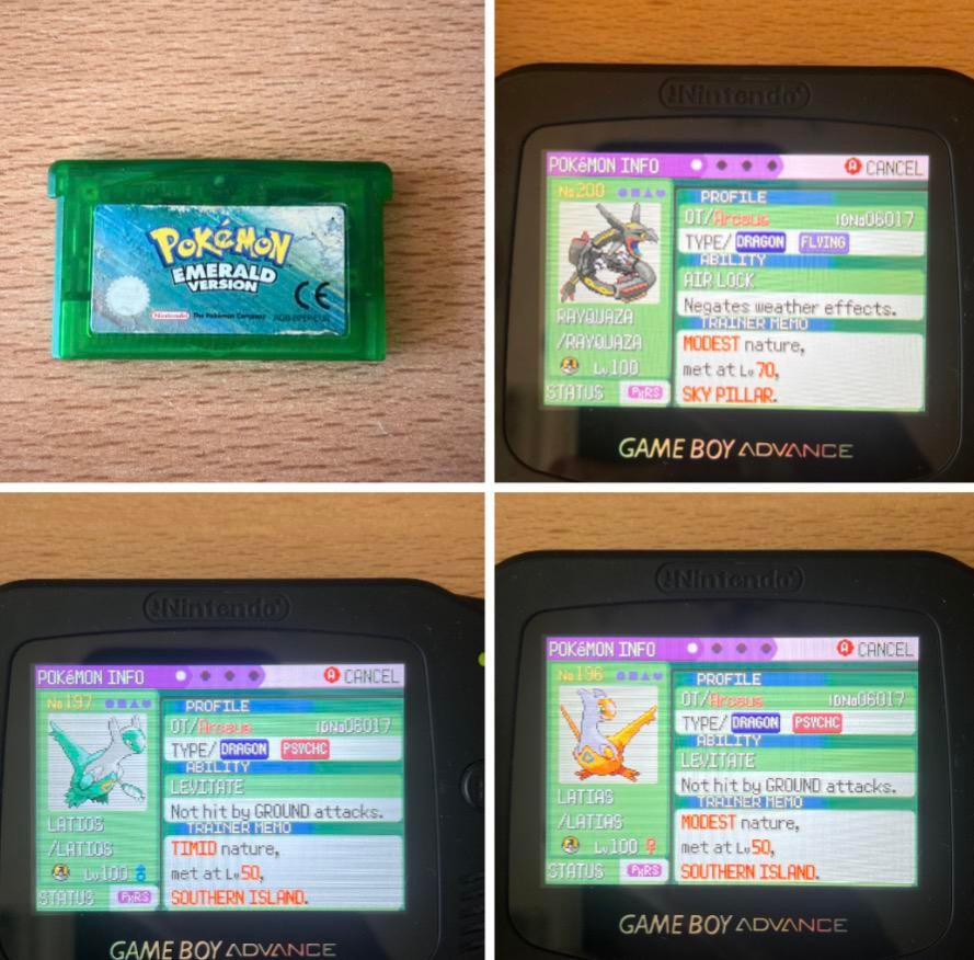 Pokemon Emerald - Authentic, 6IV, Shiny Legal Living Dex, Gebruikt, 1 speler, Ophalen of Verzenden, Role Playing Game (Rpg)