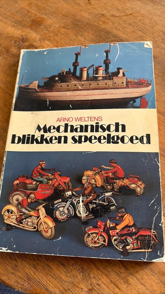 Blikken speelgoed mechanisch boek, Ophalen of Verzenden