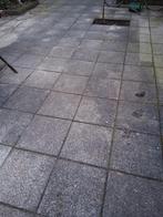 Gratis tegels (max 150) en zand (ongeveer 8 m3), Tuin en Terras, Tegels en Klinkers, Ophalen, Gebruikt, Beton, Terrastegels