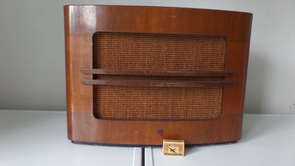 Luidspreker, PHILIPS, 9819-0?, 1948-(#8905), Antiek en Kunst, Antiek | Tv's en Audio, Ophalen