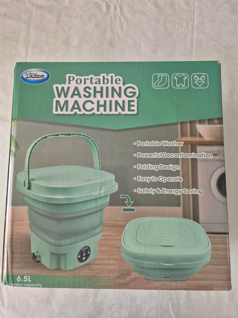 Draagbare Mini Wasmachine - Ideaal voor Kleine Was, Witgoed en Apparatuur, Handwasprogramma, Minder dan 1200 toeren, Minder dan 85 cm