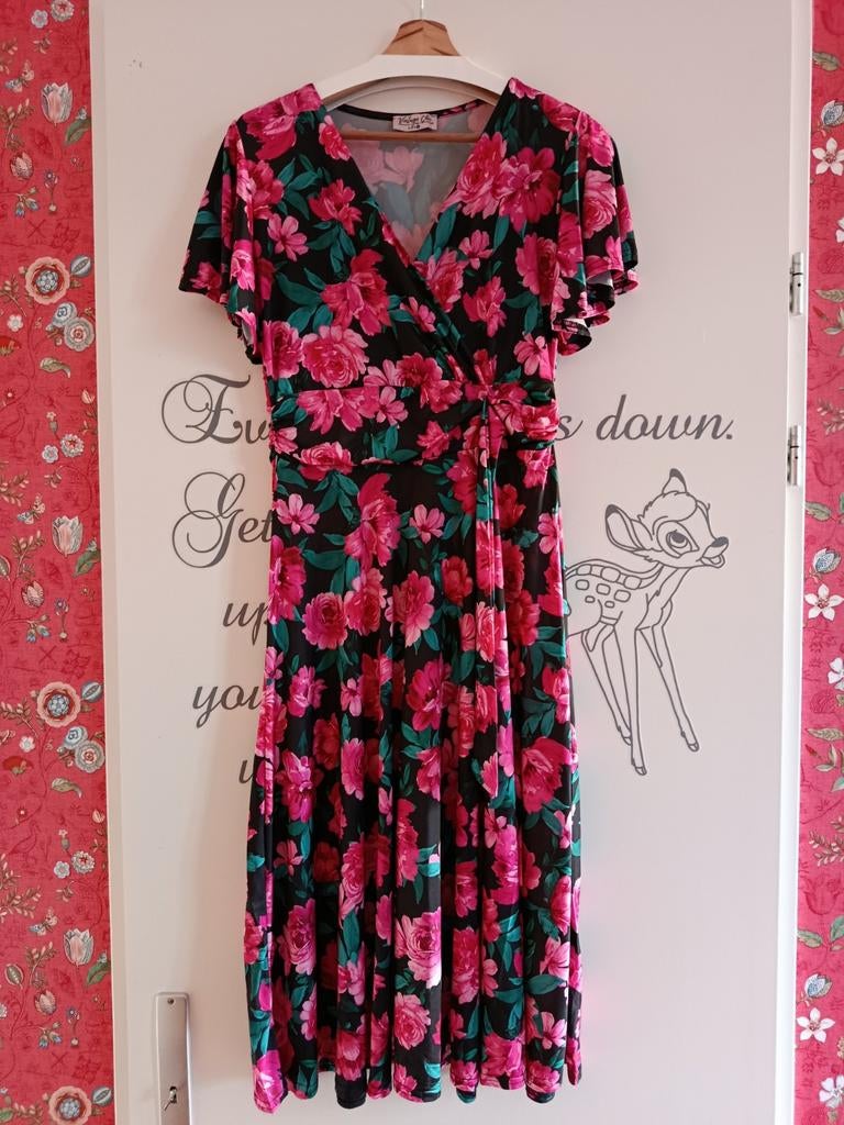 Topvintage Jurk Vintage Chic, Ophalen, Zo goed als nieuw, Groen