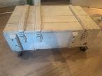 Mooie salontafel op wielen en tevens kist, Huis en Inrichting, Woonaccessoires | Kisten, 50 tot 100 cm, Ophalen of Verzenden, Zo goed als nieuw