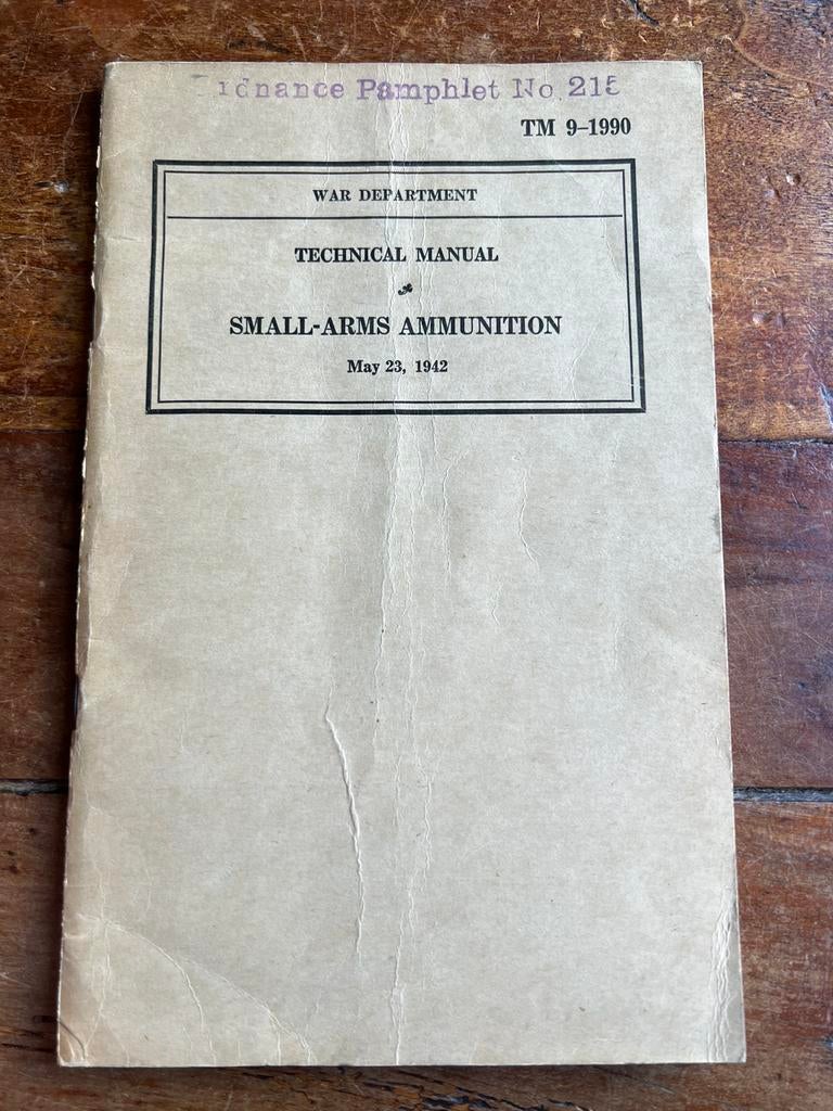 WO2 Amerikaans Munitie voorschrift garand carbine pistol '42, Amerika, Ophalen of Verzenden