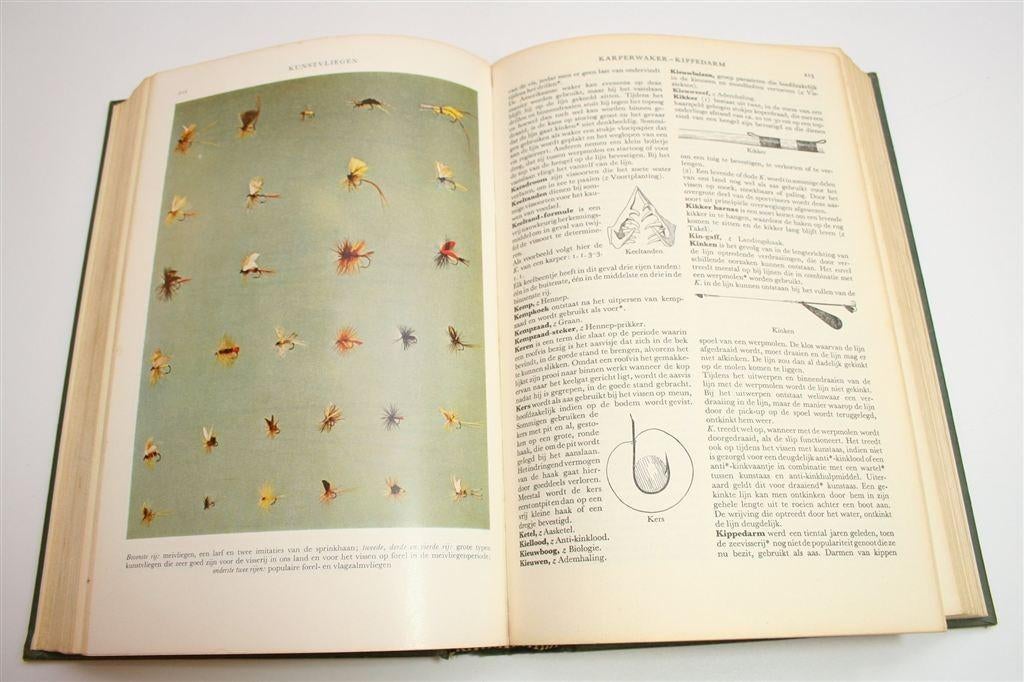 Vintage — Encyclopedie Jan Schreiner [1e druk 1960], Boeken, Ophalen of Verzenden, Gelezen, Watersport en Hengelsport