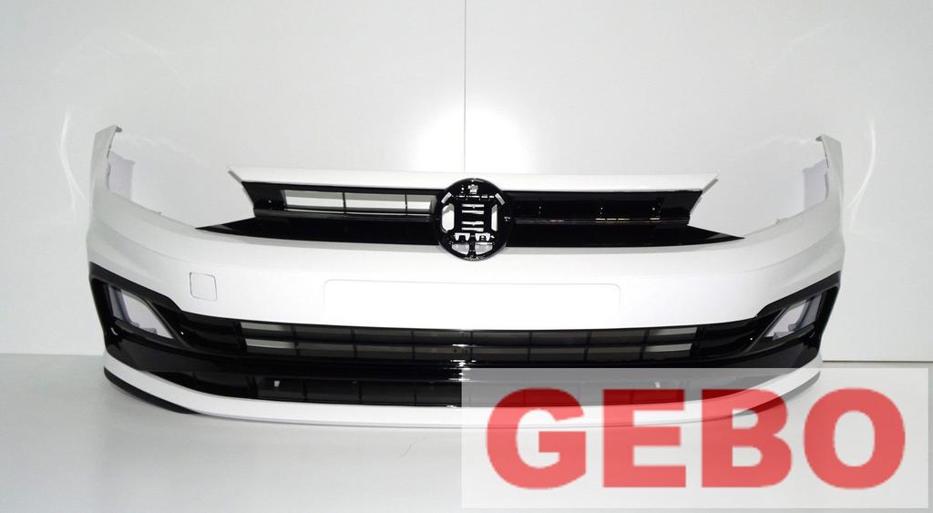 Volkswagen Polo 2G voorbumper R-line 2017+ LC9A Compleet Nie, -, -, Nieuw, Ophalen of Verzenden