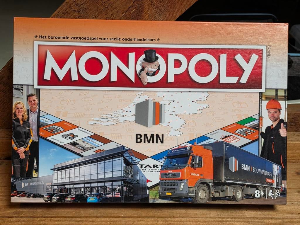 Monopoly " BMN Bouwmaterialen " nette staat & compleet, Ophalen of Verzenden, Zo goed als nieuw