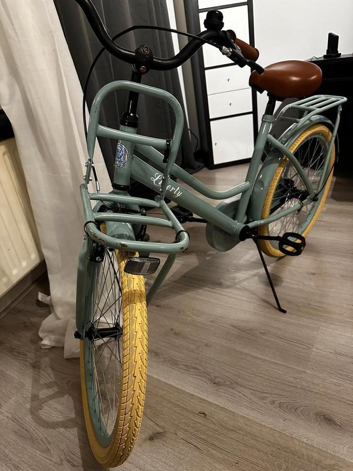 Cortego Liberty meisjesfiets Groen 22 inch, Fietsen en Brommers, Fietsen | Meisjes, Ophalen of Verzenden