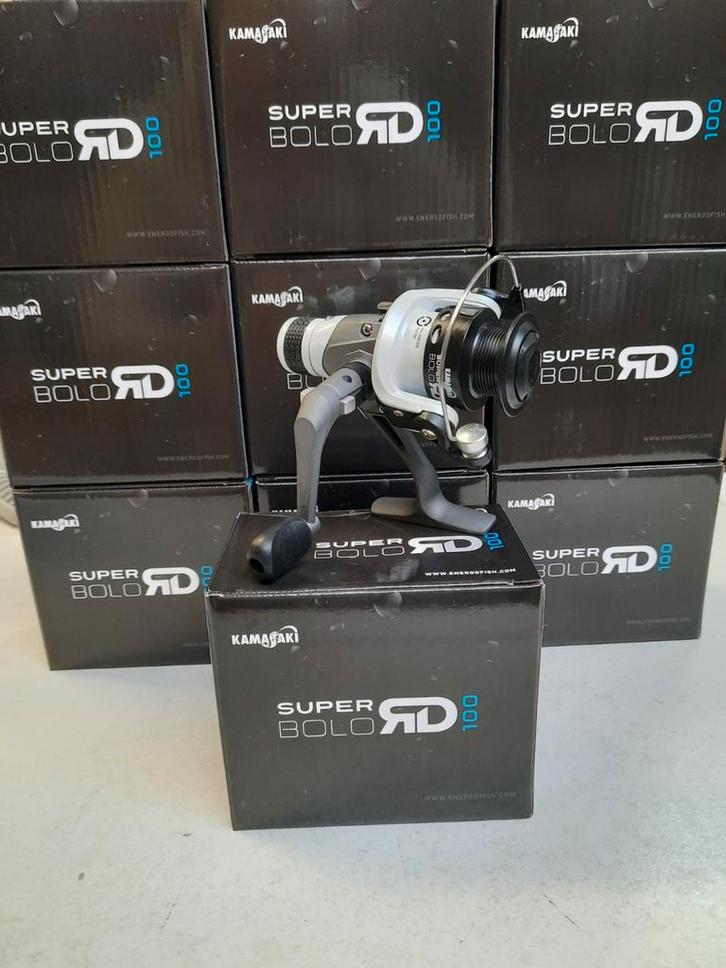 Partij van 10 werpmolens Superbolo Maat 1000, Watersport en Boten, Hengelsport | Algemeen, Nieuw, Molen, Ophalen of Verzenden