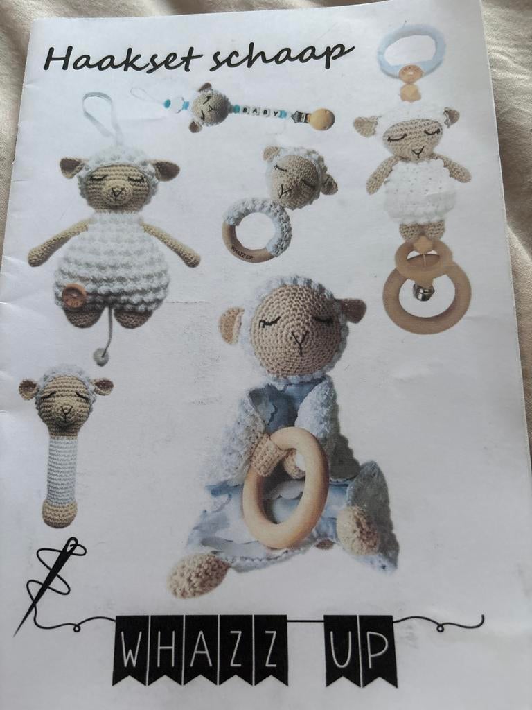 Haakboekje babyset schaap, Hobby en Vrije tijd, Breien en Haken, Ophalen of Verzenden, Gebruikt, Haken, Patroon of Boek