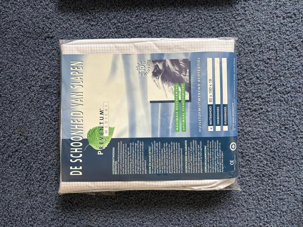 Preventum Medische Matrashoes - Huisstofmijtwerend, Ophalen, Wit, Hoeslaken of Sloop, Nieuw