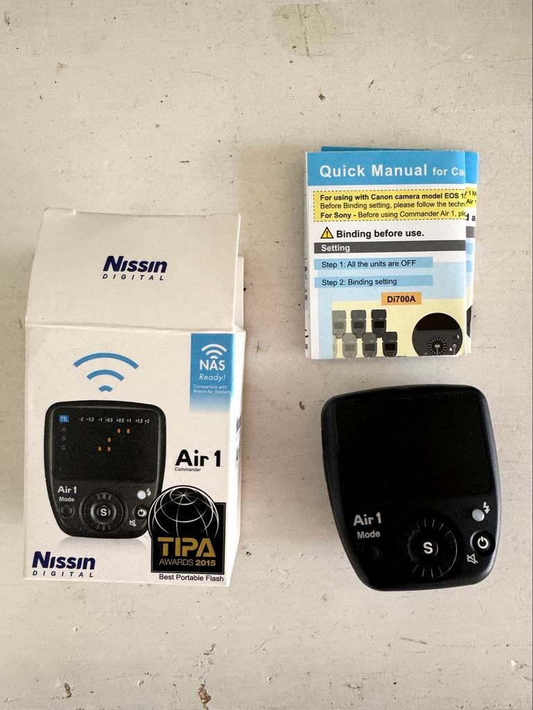 Nissin Air Commander 1 Canon, Ophalen of Verzenden, Zo goed als nieuw, Overige merken