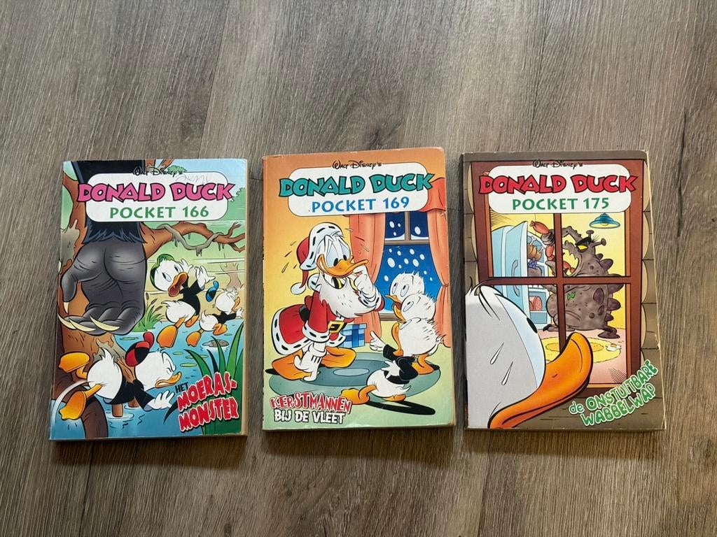 Donald Duck Pockets 166, 169 en 175, Boeken, Meerdere comics, Ophalen of Verzenden, Zo goed als nieuw, Europa