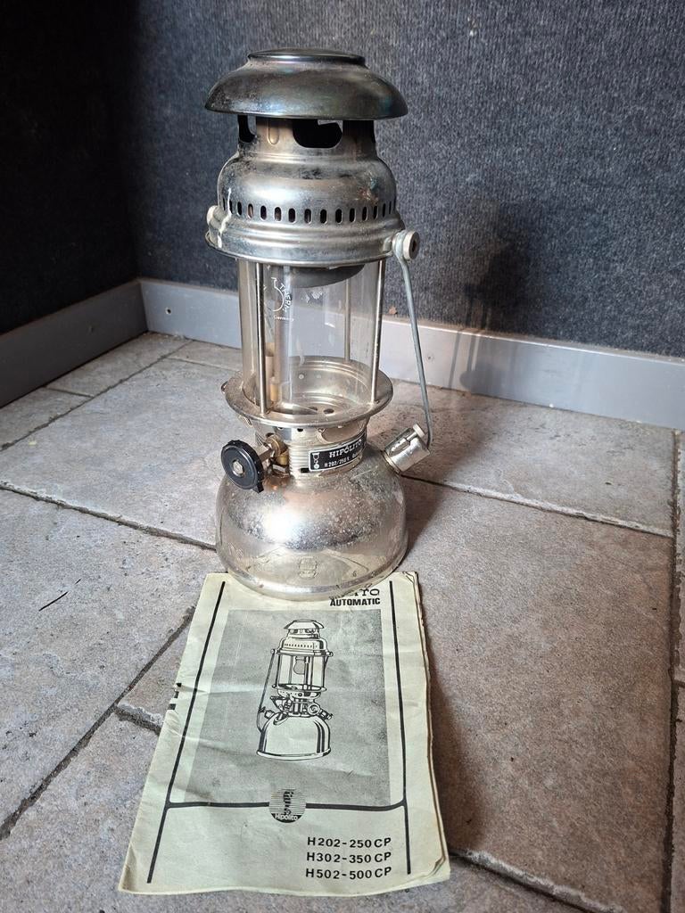 Hipolito H202 Petroleumlamp - Werking Onbekend, Ophalen of Verzenden