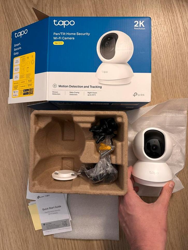 TP-Link Tapo C210, Kinderen en Baby's, Babyfoons, Nieuw, 250 meter of meer, Camera, Ophalen