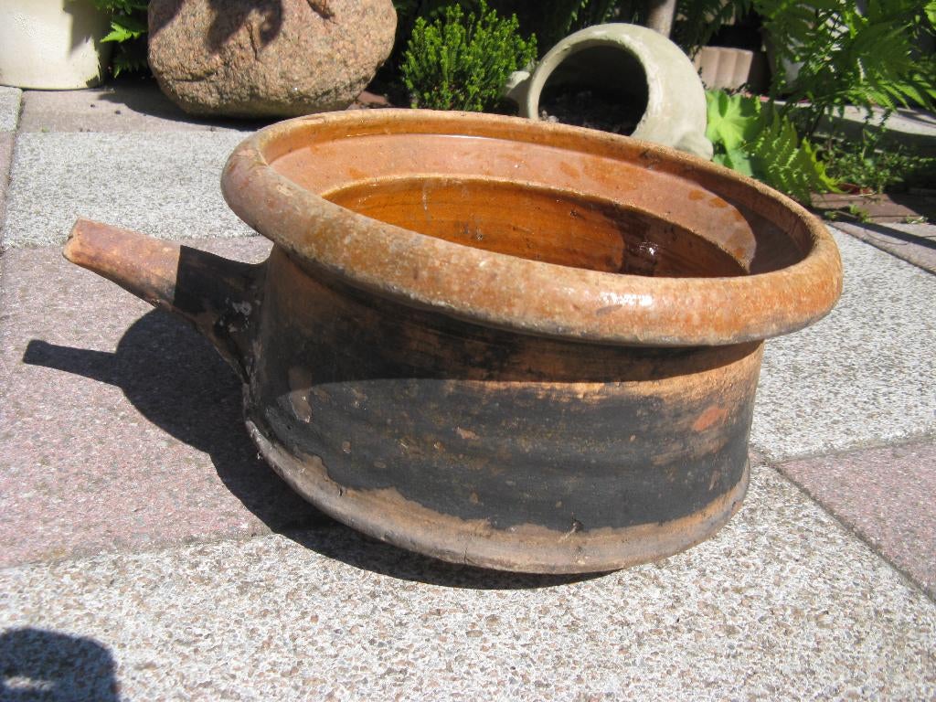 Grote aardewerk kookpot, Ophalen of Verzenden