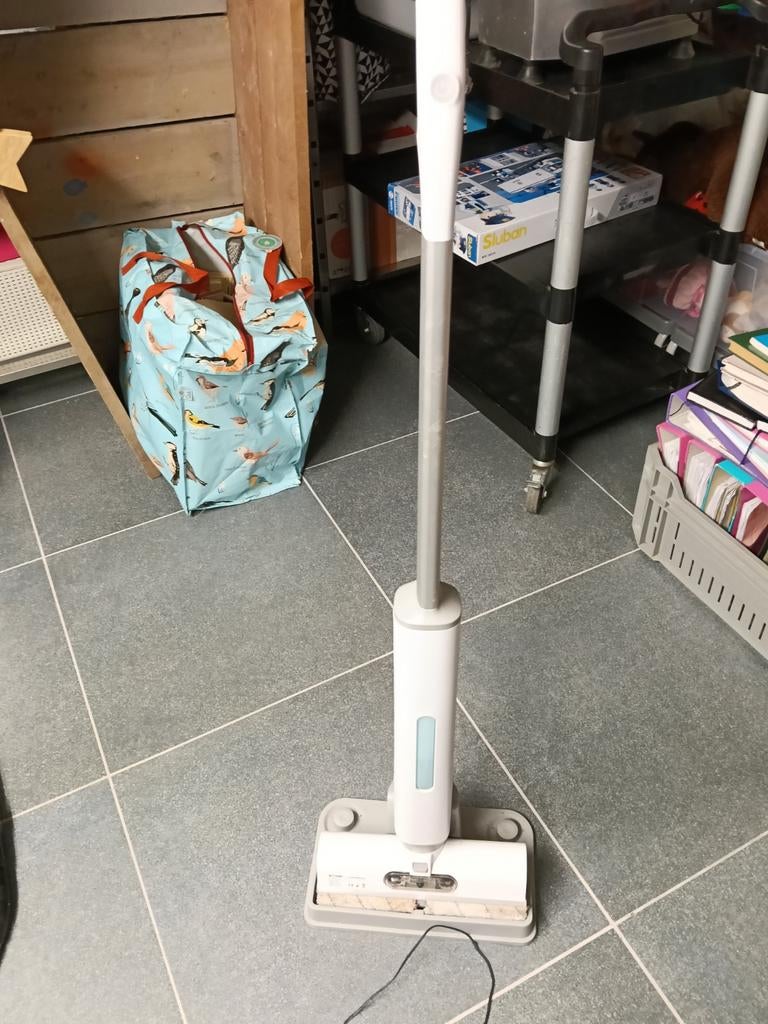 Blitzwolf Elektrische Mop Dweil 2-in-1 met Reinigingsfunctie, Ophalen of Verzenden, Gebruikt, Overige typen