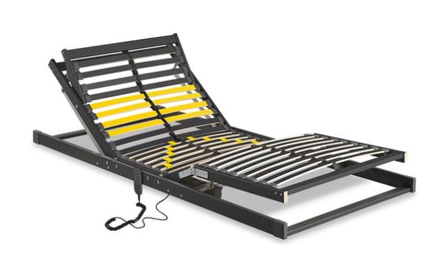 Lattenbodem electrisch 90 x 200 - met afstandbedining, Huis en Inrichting, Slaapkamer | Matrassen en Bedbodems, Ophalen, 90 cm