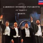 Carreras Domingo Pavarotti Metha in Concert CD, Ophalen of Verzenden, Classicisme, Gebruikt, Opera of Operette
