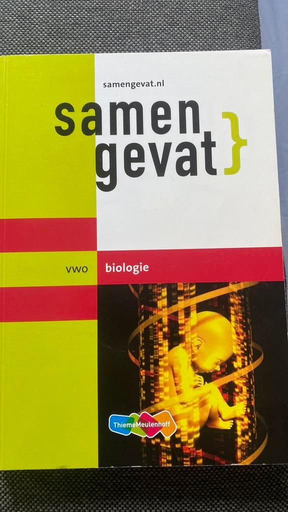 Samengevat biologie vwo, Boeken, Ophalen of Verzenden, Zo goed als nieuw, VWO, Biologie