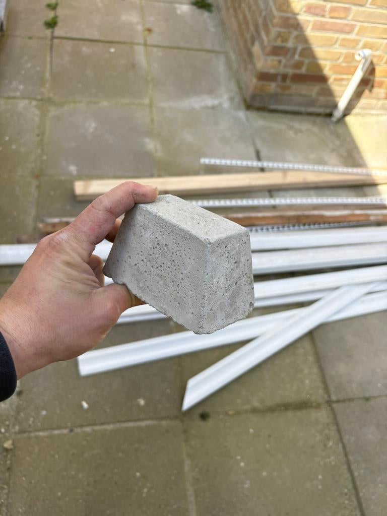 Hunebed blokjes afstandhouders wapening betonnet, Doe-het-zelf en Verbouw, Ophalen, Zo goed als nieuw