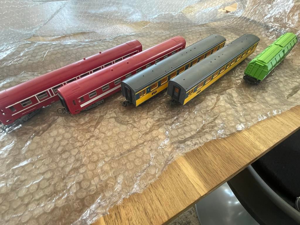 Diverse H0 Wagons: NS, Oostenrijks, VAM - Modelspoorbaan, Overige merken, Gebruikt, Gelijkstroom of Wisselstroom, Wagon