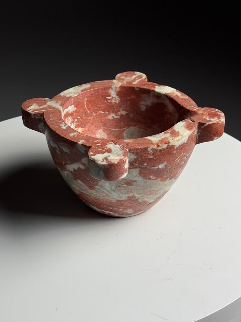 Rood marmeren vijzel 20e eeuw, Antiek en Kunst, Ophalen