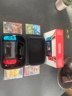 Nintendo Switch met 4 spellen en hoes, Ophalen, Gebruikt, Avontuur en Actie, Vanaf 7 jaar