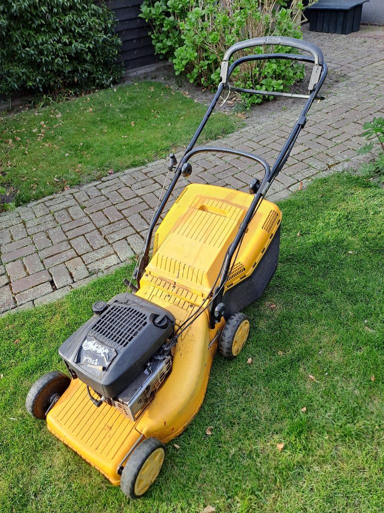 Stiga 48s combi grasmaaier, Tuin en Terras, Grasmaaiers, Ophalen, Cirkelmaaier, Gebruikt, STIGA