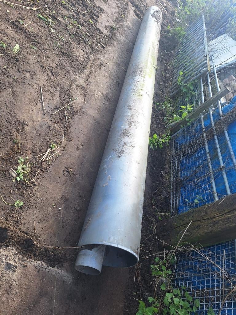Pvc buis groot, Doe-het-zelf en Verbouw, Buizen en Afvoer, Ophalen, Pvc, 80 mm of meer, Rechte buis