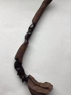 Houtsnijwerk met twee gezichten, Antiek en Kunst, Kunst | Beelden en Houtsnijwerken, Overige onderwerpen, Houtsnijwerk, Ophalen of Verzenden