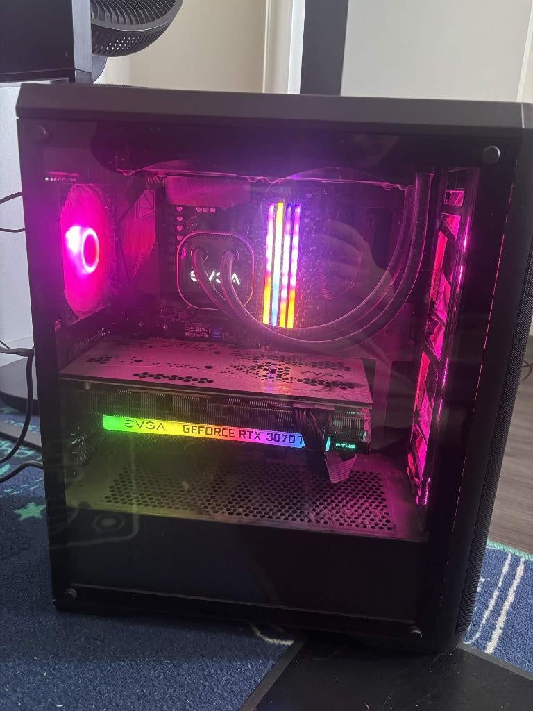 Gaming PC RTX 3070 TI (EVGA), Ryzen 5 5600x 32GB Ram, Computers en Software, 32 GB, Gaming PC, Zo goed als nieuw, Gaming