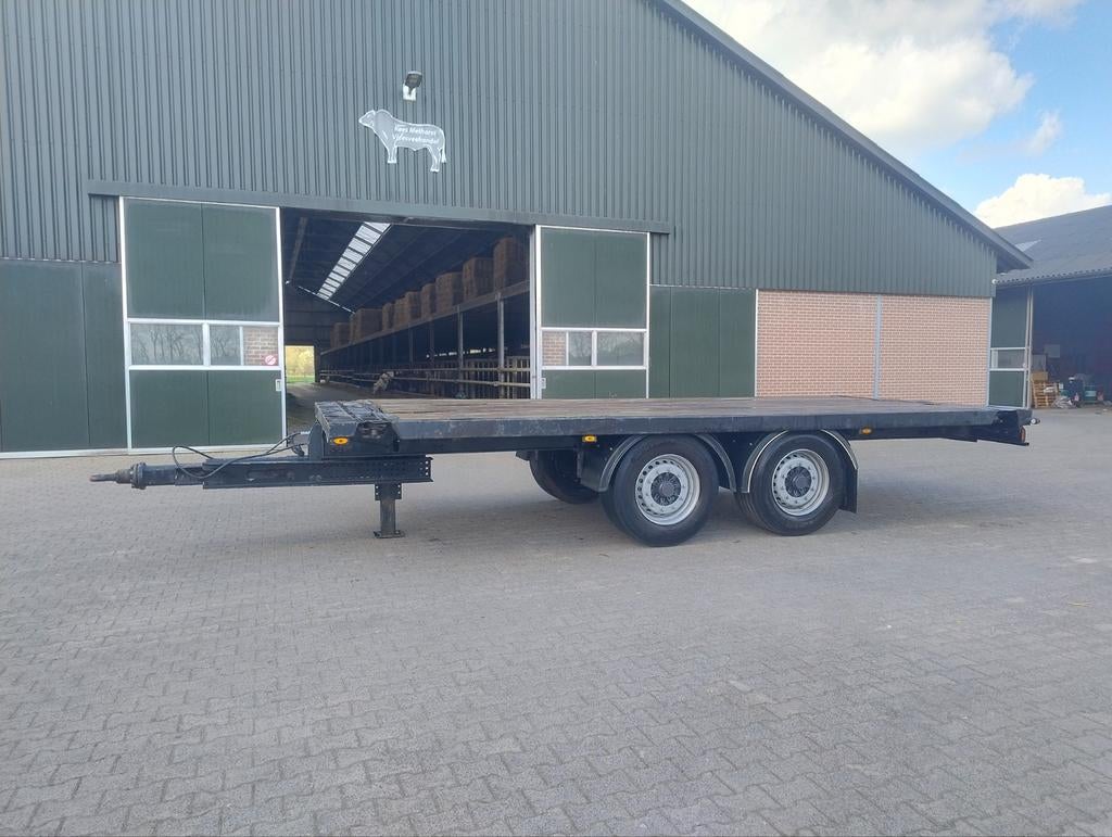 Platte wagen wipkar  met landbouwkenteken, Ophalen of Verzenden, Transport