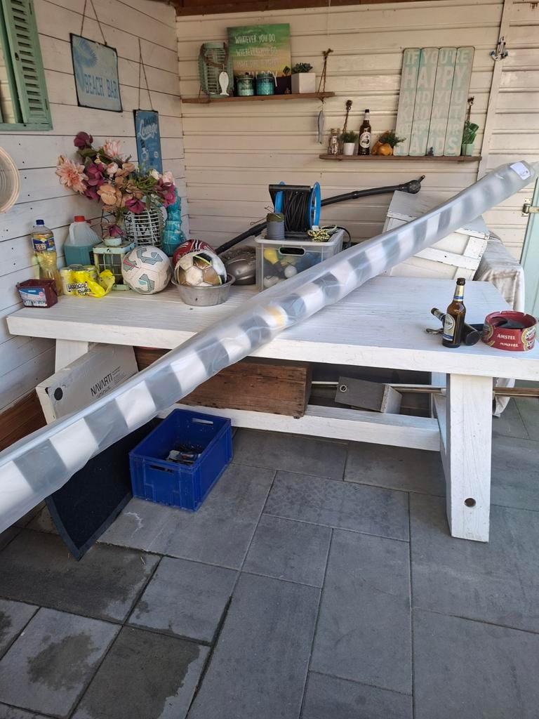 Tafel gratis, Tuin en Terras, Ophalen of Verzenden, Gebruikt, Rechthoekig, Hout