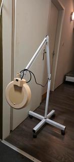 Salonlamp met Vergrootglas op Wielen, Ophalen, Gebruikt, Salon, Praktisch, Metaal