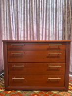 Mooie Gossens ladekast met spiegel - Prima staat, Huis en Inrichting, Kasten | Ladekasten, Gebruikt, 3 of 4 laden, Minder dan 100 cm