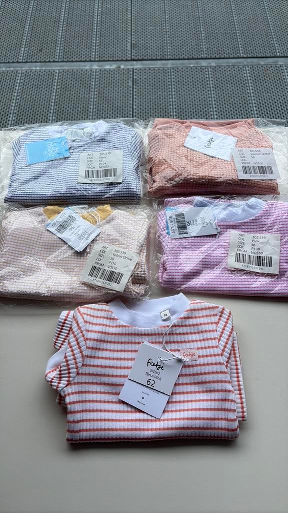 Feetje Pyjama Wafel Mix Partij - 5x, Ophalen of Verzenden, Nieuw