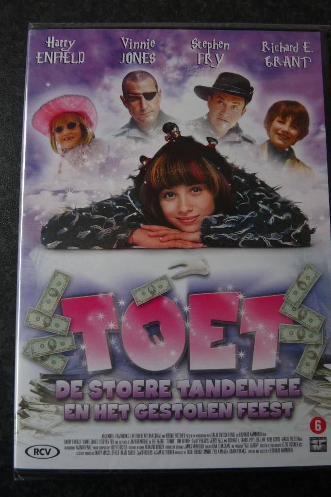 nieuw in seal dvd Toet de stoere tandenfee en het gestolen f, Vanaf 6 jaar, Ophalen of Verzenden, Nieuw in verpakking