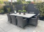 Natuursteen Dining tafel (2.30 X 1.20 ) incl.tuinstoelen, Tuin en Terras, Tuintafels, Ophalen, Gebruikt, Rechthoekig, Overige materialen