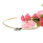 Prachtige goud gekleurde strass bruid diadeem., Ophalen of Verzenden, Nieuw