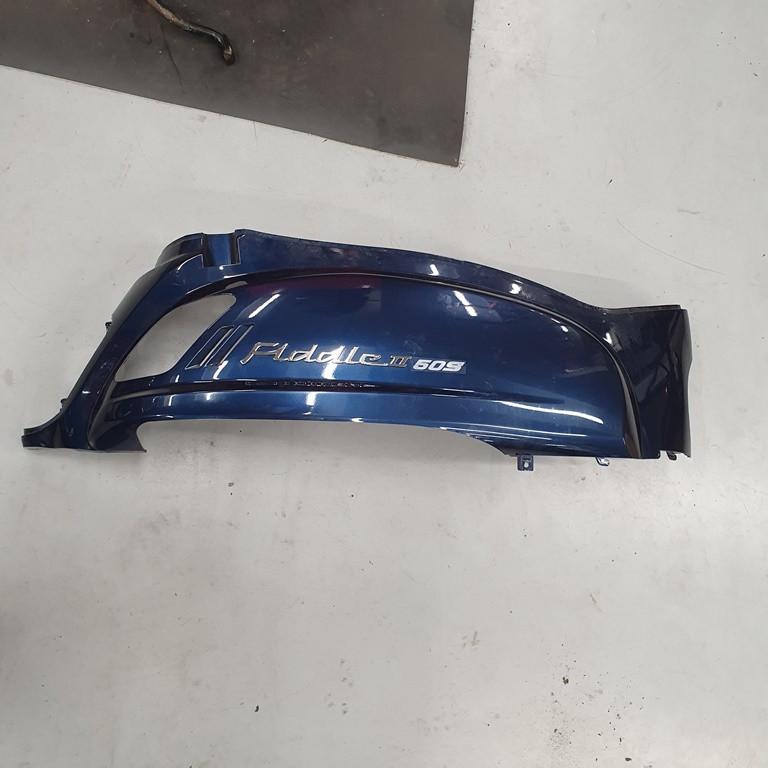 Zijkap rechts Sym Fiddle 2 II blauw origineel kappen rechter, Ophalen of Verzenden, Gebruikt, Kap, SYM