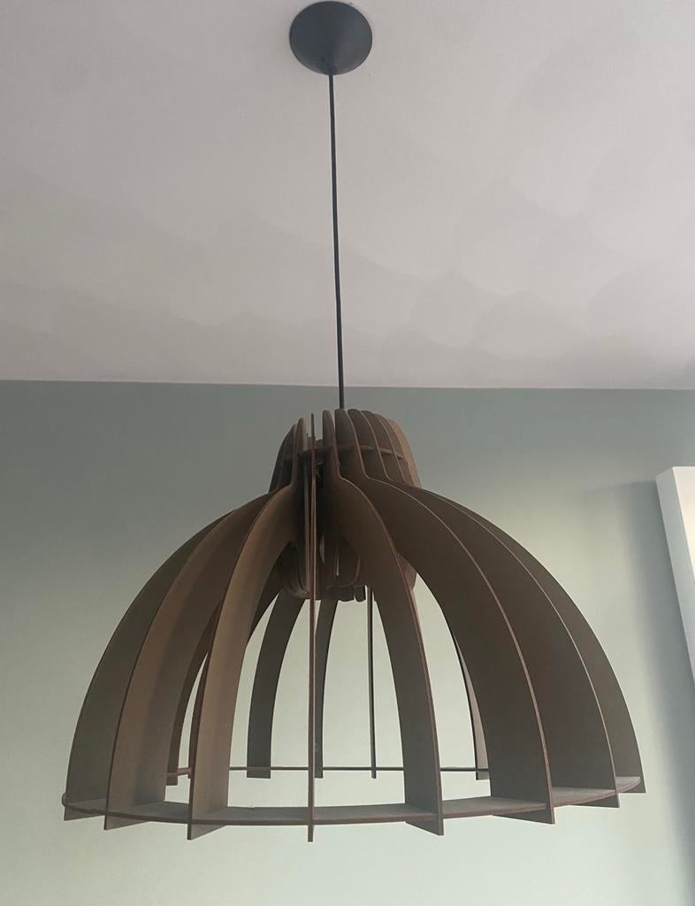 Lamp granny smith merk tjalle en jasper, Ophalen, Gebruikt, Hout, Minder dan 50 cm